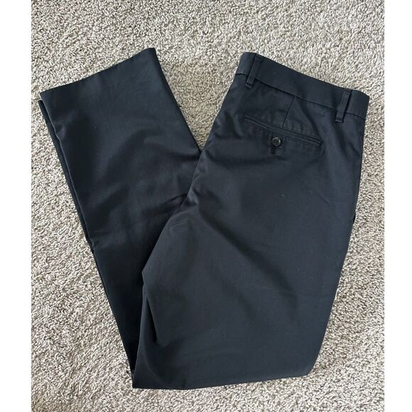 BONOBOS Tuesday Pants Men's 35/30 Straight Black - Picture 1 of 6